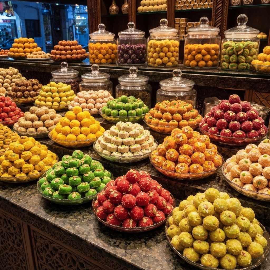 Sweets display counter