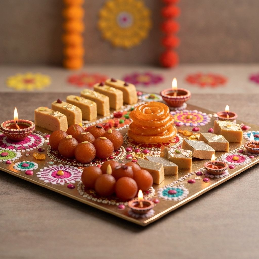 Festival sweets platter