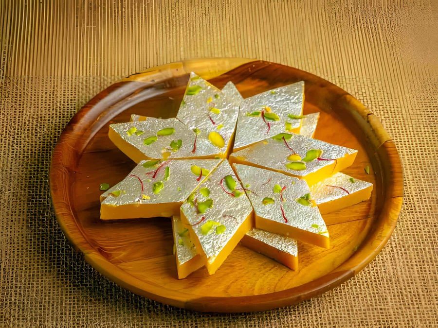 Kesar Kaju Katli