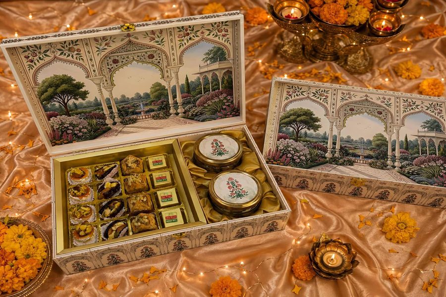 Royal Mughal Garden Luxury Gift Box